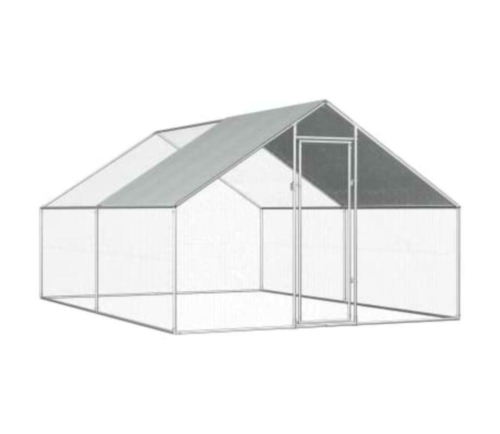 Poulailler enclos parc 11m² enclos poule chatiere voliere XL, Dieren en Toebehoren, Overige Dieren-accessoires, Nieuw, Verzenden