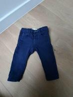 Donkerblauwe skinny broek - Zara - maat 9/12m (80) - jongen, Kinderen en Baby's, Babykleding | Maat 80, Gebruikt, Ophalen of Verzenden