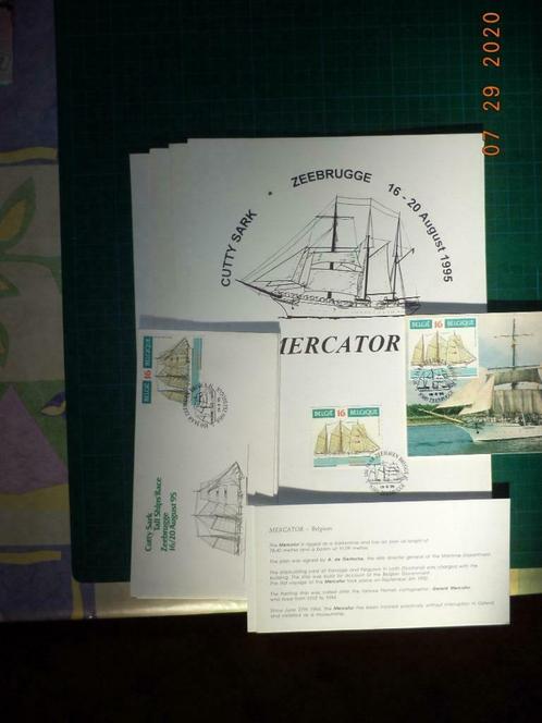 Zeebrugge: 100 jaar zeehaven: Set postkaarten, enz. 1995. Zg, Collections, Cartes postales | Belgique, Enlèvement ou Envoi