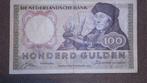 billet de 100 gulden erasmus 1953 - 100 florins Erasme 1953, Timbres & Monnaies, Monnaies | Pays-Bas, Enlèvement ou Envoi