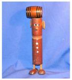 § tire bouchon tonneau bonhomme en bois, Collections, Enlèvement ou Envoi, Utilisé