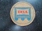 Ancien sous-bocks EKLA VANDENHEUVEL, Collections, Marques de bière, Enlèvement ou Envoi