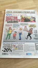 Gazet van Antwerpen- Kiekeboe, Verzamelen, Ophalen of Verzenden, 1980 tot heden, Krant