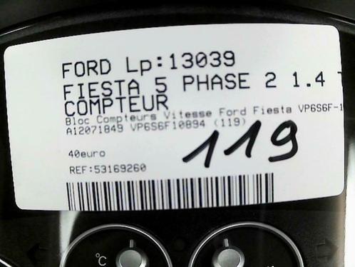 Compteur Ford Fiesta V 1.4TDCi 50kw  VP6S6F-10894 (119), Auto-onderdelen, Overige Auto-onderdelen, Ford, Gebruikt, Ophalen of Verzenden