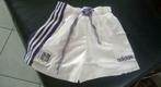 anderlecht voetbal short adidas maat 140 in nieuwstaat, Ophalen of Verzenden, Zo goed als nieuw, Jongen, Sport- of Zwemkleding