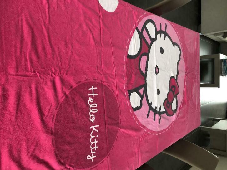 Dekbed hello kitty, Kinderen en Baby's, Kinderkamer | Beddengoed, Gebruikt, Dekbedovertrek, Zwart, Meisje, Ophalen of Verzenden