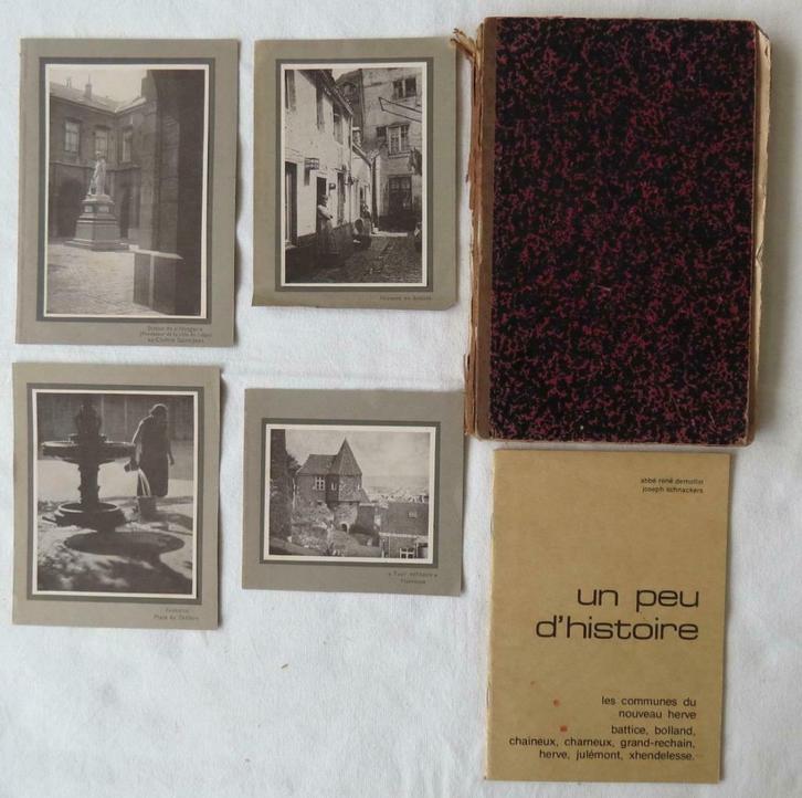 Régionalisme: Liège (4 chromos) - Herve Histoire 1897, Antiquités & Art, Antiquités | Livres & Manuscrits, Enlèvement ou Envoi