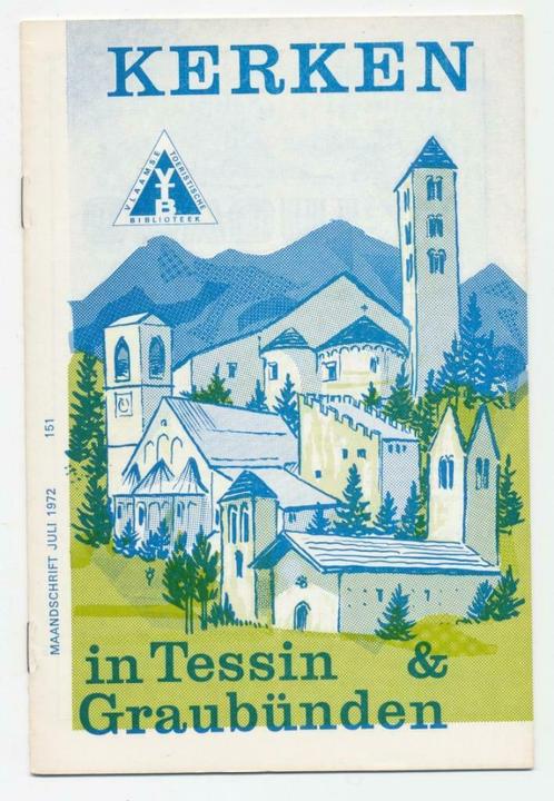 VTB - Kerken in Tessin & Graubünden - VTB 1972, Livres, Histoire mondiale, Utilisé, Enlèvement ou Envoi