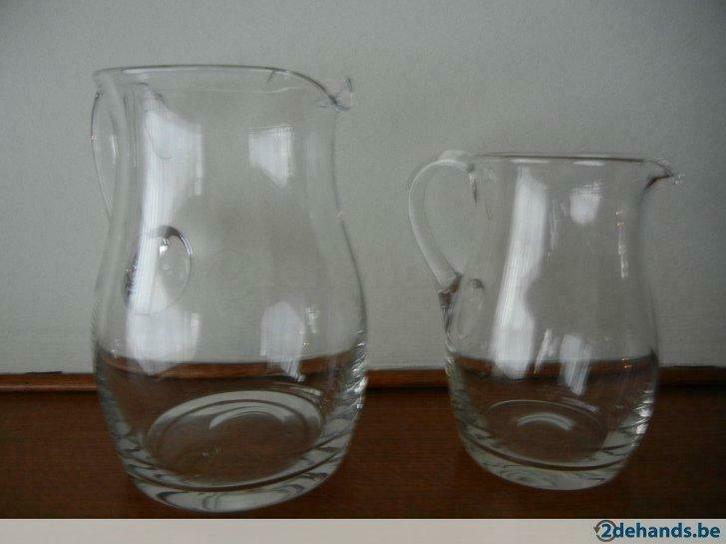 2 waterkruiken, Huis en Inrichting, Keuken | Keukenbenodigdheden, Gebruikt, Ophalen