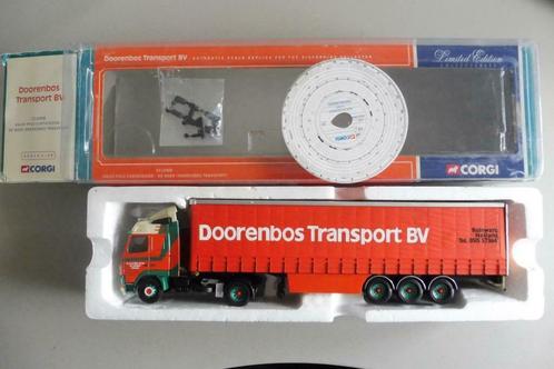1:50 Corgi Volvo FH12 Curtainside Doorenbos Transport BV, Hobby en Vrije tijd, Modelauto's | 1:50, Gebruikt, Bus of Vrachtwagen