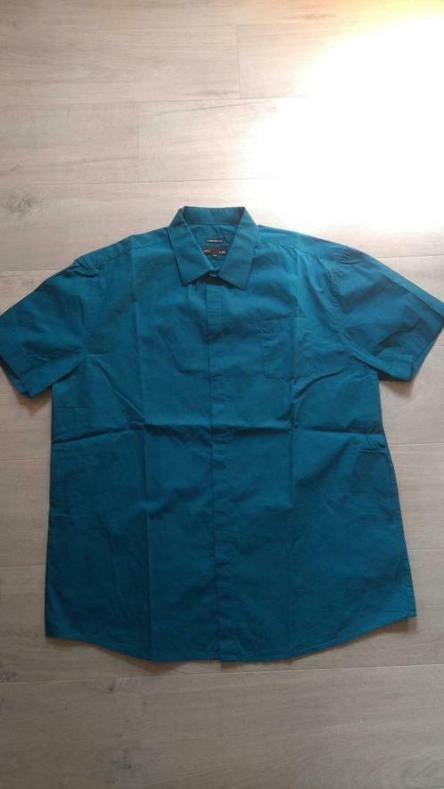 hemd maat XXL, Kleding | Heren, Grote Maten, Zo goed als nieuw, Overhemd, Blauw, Ophalen of Verzenden