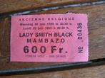 Vintage ticket AB 20 juni 1988 voor Lady Smith Black Mambazo, Verzamelen tickets, Gebruikt, Ophalen of Verzenden