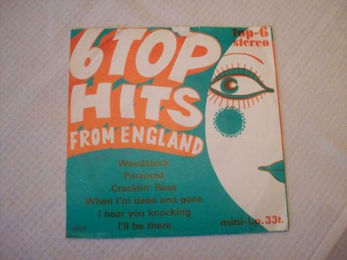 vinyl singel (mini lp) 6 top hits from england groen, CD & DVD, Vinyles | Pop, Comme neuf, 1960 à 1980, Autres formats, Enlèvement ou Envoi