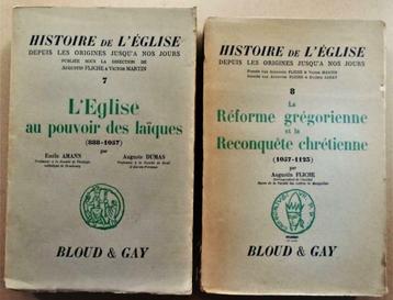 Histoire de l'Église: dès origines à nos jours -2vls-1940/50, Enlèvement ou Envoi, Diverse auteurs, Utilisé, Société