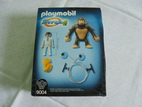 PLAYMOBIL nr 9004 Super4 : agent Houston + aap ** NIEUW **, Kinderen en Baby's, Speelgoed | Playmobil, Nieuw, Complete set, Ophalen