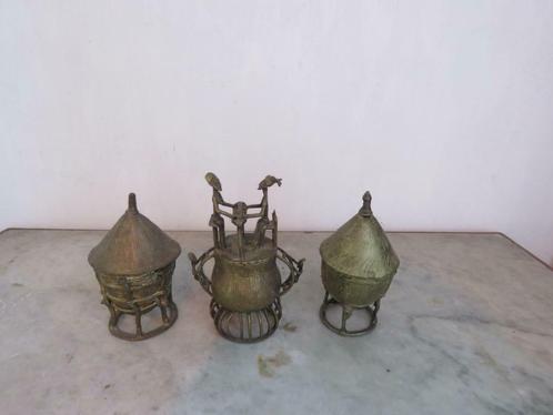 Afrikaanse messing  beeldjes  Benin, Antiek en Kunst, Kunst | Niet-Westerse kunst, Ophalen of Verzenden