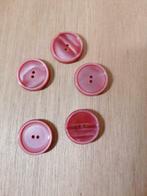 lot de 5 boutons marbré rose rouge 19 mm, Hobby & Loisirs créatifs