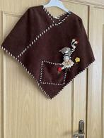 Bruine Poncho/cape voor kinderen vanaf 18 maand, Kinderen en Baby's, Ophalen of Verzenden, Zo goed als nieuw, Meisje, Jasje
