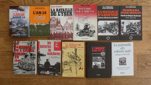 Lot de 11 livres sur la guerre en Belgique (WWI et WWII), Livres, Guerre & Militaire, Comme neuf, Général, Deuxième Guerre mondiale