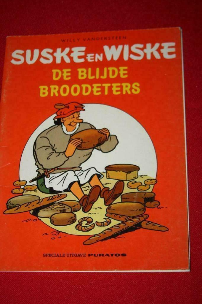 De blijde broodeters reclame 1982 Puratos, Boeken, Stripverhalen, Gelezen, Eén stripboek, Ophalen of Verzenden