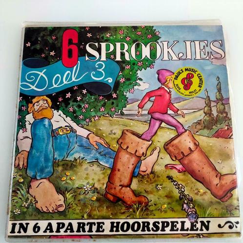 Vinyl LP 6 Sprookjes Verhaaltjes Roodkapje Klein Duimpje Zee, Cd's en Dvd's, Vinyl | Kinderen en Jeugd, Verhaal of Sprookje, Ophalen of Verzenden