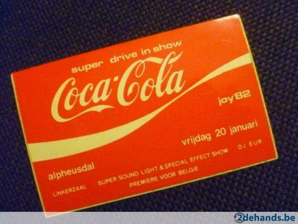 Alpheusdal, drive-in-show, 1982, sticker, zelfklever !, Collections, Marques & Objets publicitaires, Neuf