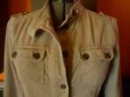 Beige VEST ribbel-velours maatje M !, Comme neuf, Beige, Taille 38/40 (M), Enlèvement ou Envoi