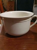 Ancien pot de chambre blanc demi porcelaine, Enlèvement ou Envoi, Utilisé, Blanc