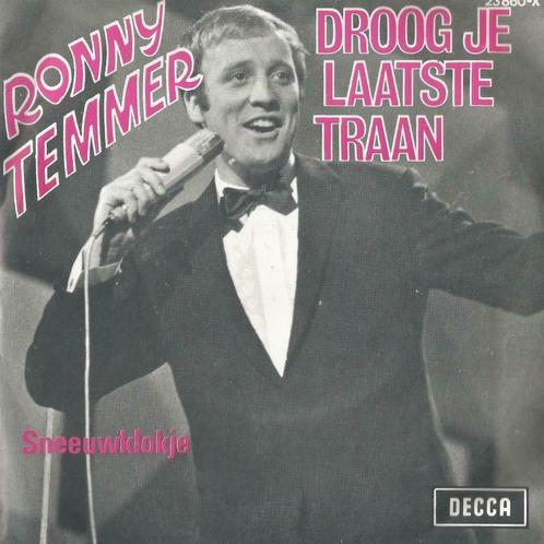 Ronny Temmer – Droog je laatste traan / Sneeuwklokje -  Sing, Cd's en Dvd's, Vinyl Singles, Gebruikt, Single, Nederlandstalig