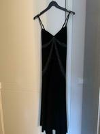 Robe de soirée longue noire - S/M, Comme neuf, Noir