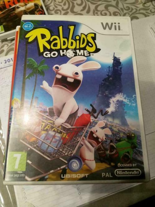 rabbids go home - speelt ook op Wii U, Games en Spelcomputers, Games | Nintendo Wii, Zo goed als nieuw, Ophalen of Verzenden