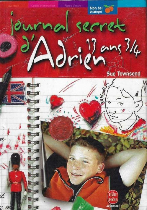 Le Journal secret d'Adrien 13 ans 3/4 de Sue Townsend, Livres, Livres pour enfants | Jeunesse | 10 à 12 ans, Neuf, Fiction, Enlèvement ou Envoi