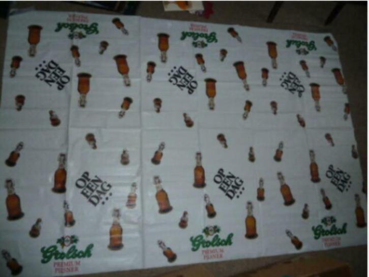 # grote reclame / spandoek GROLSCH Premium Pilsner, Verzamelen, Biermerken, Gebruikt, Overige typen, Grolsch, Ophalen of Verzenden