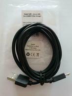 Micro USB-kabel - 2 meter - Snelle oplader - Nieuw en in een, Nieuw, Ophalen of Verzenden, Overige merken