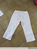 Kingfield witte 7/8 broek maat vermoedelijk 40, Kleding | Dames, Ophalen of Verzenden, Gedragen, Maat 38/40 (M), Wit
