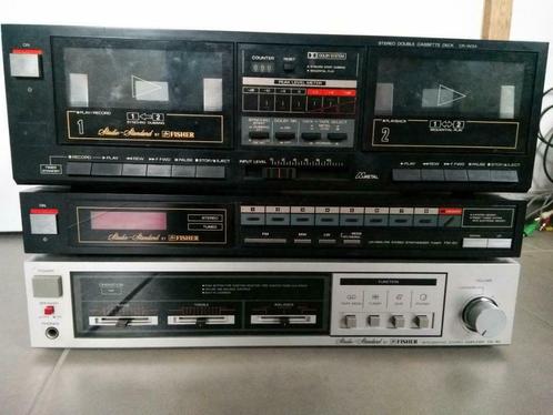 Fisher Ampli ca30 + tuner + cassette, Audio, Tv en Foto, Stereoketens, Gebruikt, Cassettedeck, Tuner of Radio, Overige merken