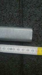 Tube tuyau rectangulaire zinc 49cm x 2.9cm x 1.53cm metal, Ophalen of Verzenden, Zo goed als nieuw