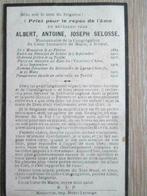 Oud doodsprentje 1915, Verzamelen, Verzenden