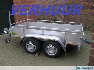 Aanhangwagenverhuur te 9300 Aalst, verschillende modellen, Ophalen, Nieuw