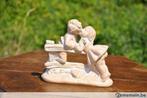 statuette en platre enfant amoureux