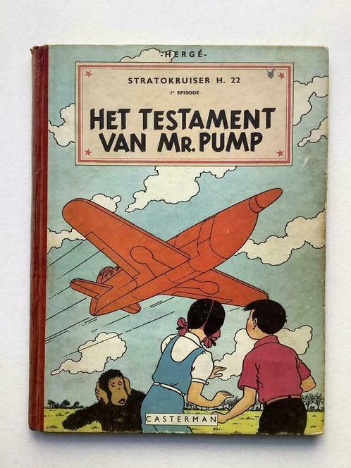 Het testament van Mr. Pump - Hergé (Casterman, 1951), Livres, BD, Enlèvement ou Envoi