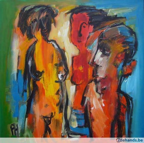 Peter Hermans, 'Keuze in Rood', Antiek en Kunst, Kunst | Schilderijen | Modern, Ophalen