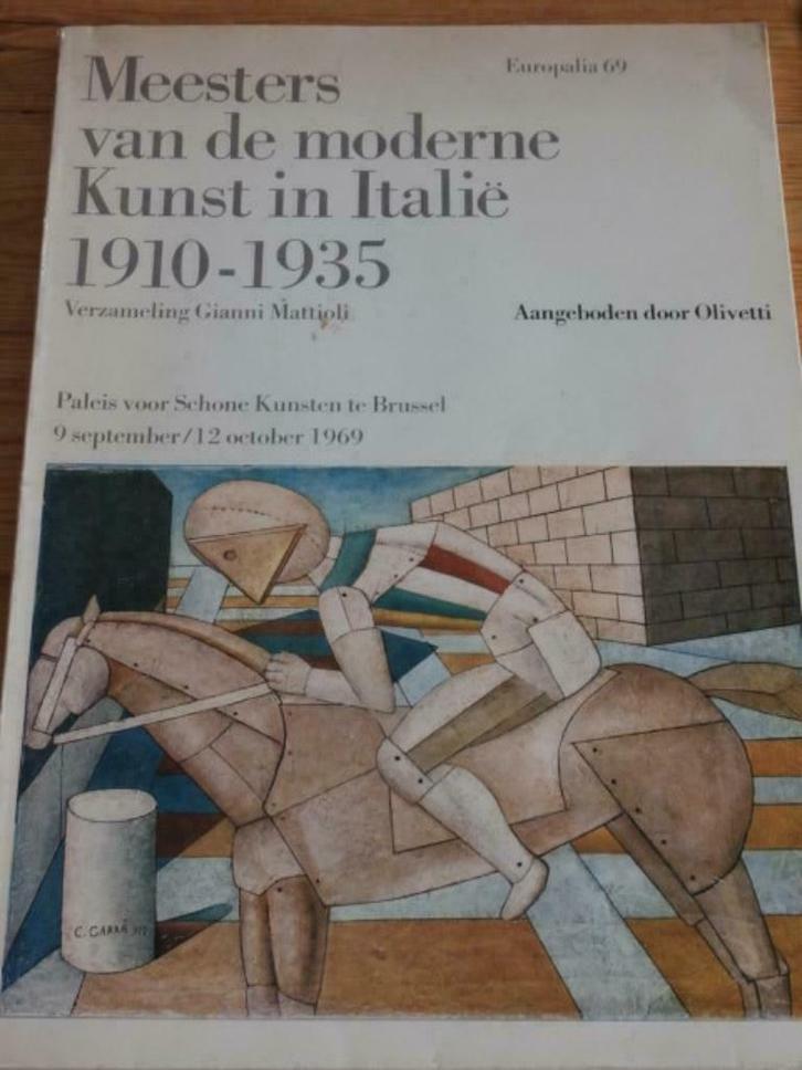 Europalia'69 Meesters van de Moderne Kunst in Italië, Boeken, Kunst en Cultuur | Beeldend, Gelezen, Schilder- en Tekenkunst, Ophalen of Verzenden