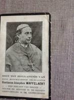 Gedenkprentje Gustavus Waffelaert - bisschop van Brugge, Verzamelen, Bidprentje, Ophalen of Verzenden