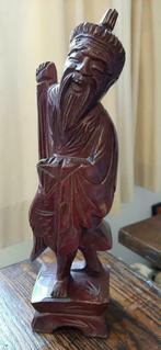 Oud Chinese houten beeldje, Antiek en Kunst, Ophalen of Verzenden
