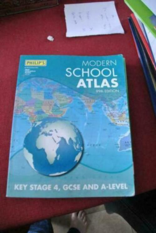 Modern school Atlas Key stage 4, GCSE and A-level, Boeken, Schoolboeken, Zo goed als nieuw, Aardrijkskunde, ASO, Ophalen of Verzenden