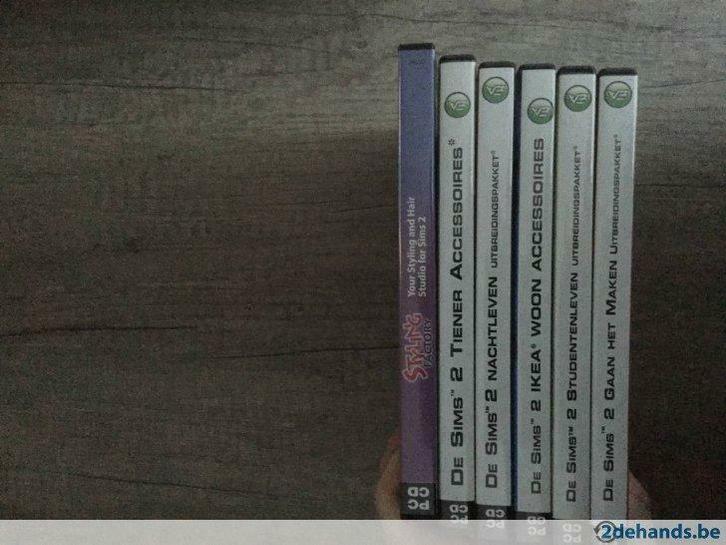 4 sims 2 spelletjes + 1 sims 3 spel, Games en Spelcomputers, Games | Pc, Gebruikt, Ophalen of Verzenden