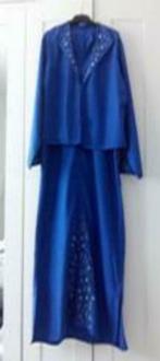 Très beau caftan, Ophalen, Zo goed als nieuw, Blauw, Trouwpak