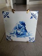 Decoratieve oude tegel Delfts blauw, Antiek en Kunst, Antiek | Keramiek en Aardewerk, Ophalen