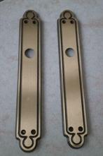 2 garnitures clinche de porte 22.5 cm couleur bronze, Bricolage & Construction, Enlèvement
